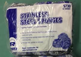 Regular Stainless Steel Sponge - Cleaning Supplies